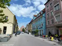 Memmingen: links das Geb�ude wird Salzstadel genannt (August 2010)