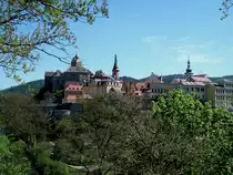 Elbogen (Loket), Burg und historische Altstadt, herrlich gelegen im Tal der Eger, Goethe war hier mehrmals zu Gast, April 2007