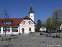 Wasserburg am Bodensee: Feuerwehrhaus in der Ortsmitte (Ostern 2004)