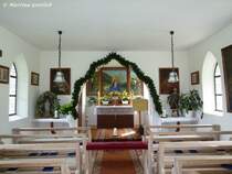 Innenansicht der Kapelle St. Wendelinus, zu Birgsau geh�rig (Oberallg�u - August 2010)