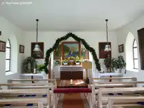 Innenansicht der Kapelle St. Wendelinus, zu Birgsau geh�rig (Oberallg�u - August 2010)