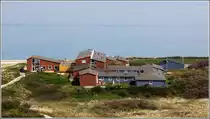 Die Jugendherberge auf Helgoland liegt am Nordstrand. 30.04.2012