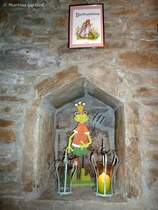 In der kleinen Gaststtte  Zum Froschknig  in der Altstadt von Essen-Kettwig (April 2012)