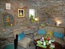 Liebevolle Einrichtung in der gemtlichen Gaststtte  Zum Forschknig , Essen-Kettwig (April 2012)