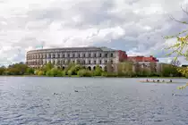 Ehemaliges Reichsparteitagsgel�nde am Dutzendteich in N�rnberg. Wird jetzt als Kongresszentrum und Dokumentationszentrum genutzt - 23.04.2012