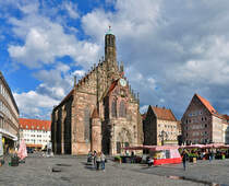 Nrnberg - katholische Pfarrkirche  Unsere Liebe Frau  am Hauptmarkt - 23.04.2012