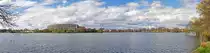 Panoramaaufnahme des ehemaligen Reichparteitagsgel�nde am Dutzendteich in N�rnberg - 23.04.2012