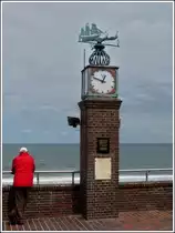 Blick auf die Nordsee an der oberen Strandpromenade in Wangerooge. 07.05.2012 (Hans)