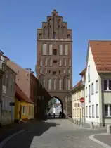 Altentreptow, Brandenburger Tor, erbaut 1450 (24.05.2012)