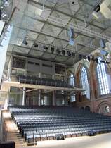 Neubrandenburg, St. Marien Kirche, seit 2001 Konzerthalle mit 850 Pltzen (24.05.2012) 