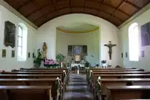 M�nstertal, Innenraum der Spielwegkapelle, Mai 2012