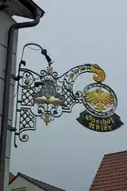 Ummendorf, Landhotel  Adler , geh�rt zu den �ltesten in Oberschwaben, Mai 2012