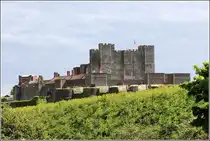 Dover Castle ist eine der beeindruckendsten Burganlagen an der englischen K�ste. 04.06.2012