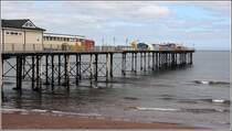 Die Seebrcke (Pier) von Teignmouth hat auch schon bessere Tage gesehen. 28.05.2012