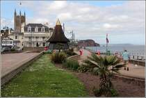 Die Smuggler's Lane in Teignmouth bildet die hbsche Uferpromenade. 28.05.2012