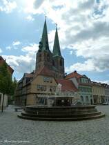 Kirche St. Nikolai in der Neustadt (Quedlinburg, Landkreis Harz in Sachsen-Anhalt, Juni 2012)