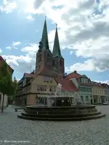 Kirche St. Nikolai in der Neustadt (Quedlinburg, Landkreis Harz in Sachsen-Anhalt, Juni 2012)