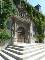 Rathaustreppe (Quedlinburg, Landkreis Harz in Sachsen-Anhalt, Juni 2012)