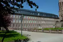 Heiligenstadt, die Gartenfassade des Mainzer Schlo�es, war Sitz des Mainzer Stadtverwalters f�r das Eichsfeld, Mai 2012