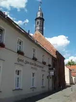 Neuruppin, Hospitalkirche St. Lazarus, von der Siechenstra�e aus (22.06.2012)
