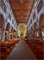 Stephanskirche in Konstanz von innen. Im Mai 2012.