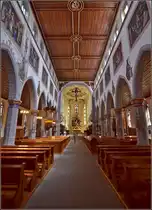 Stephanskirche in Konstanz von innen. Im Mai 2012.