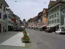 Willisau, Hauptgasse der Altstadt (24.06.2012)