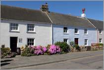 Hugh Town auf St. Mary's. H�userzeile in der Stra�e Lower Strand. 01.06.2012