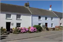 Hugh Town auf St. Mary's. H�userzeile in der Stra�e Lower Strand. 01.06.2012