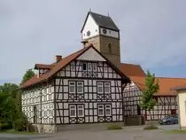 Milz, Magdalenenkirche und Pfarrhaus, Kreis Hildburghausen (10.06.2012)