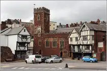 Exeter. Die St. Mary Steps Kirche in der West Street geht auf das 12. Jahrhundert zur�ck. 03.06.2012