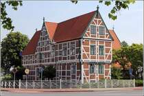 Das Rathaus von Jork im Alten Land. 23.05.2012