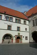 M�hlhausen, das Rathaus, wurde 1310 erstmals erw�hnt, Mai 2012