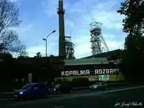 19.05.2005, Bytom, ul. Chorzowska, widok na jeszcze istniejącą kopalnię  Rozbark 