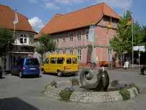 Marktplatz von Hitzacker, Kreis L�chow-Dannenberg (10.07.2012)