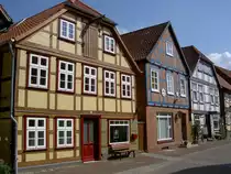 Hitzacker, Fachwerkh�user an der Hauptstra�e (10.07.2012)