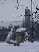 18.01.2006, Bytom - Plac Słowiański, Kości�ł św. Barbary