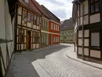 Salzwedel, Fachwerkh�user in der Schmiedegasse (10.07.2012)