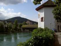 Olten, Ausblick auf die 1803 erbaute Aarebrcke (22.07.2012)