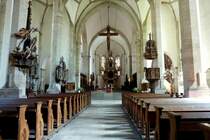 Merseburg, Blich ins Kirchenschiff des Domes, Mai 2012