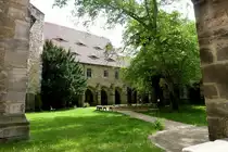 Merseburg, Blick zum Kreuzgang am Dom, Mai 2012