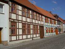 Gardelegen, Fachwerkhuser in der Burgstrae (08.07.2012)