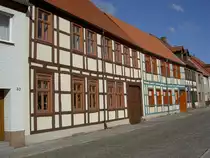 Gardelegen, Fachwerkh�user in der Burgstra�e (08.07.2012)