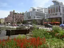 Magdeburg, Hundertwasserhaus Gr�ne Zitadelle am Breiten Weg (08.07.2012)