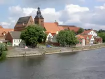 Havelberg, Altstadt mit St. Laurentius Kirche (09.07.2012)