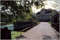 Gut Sutthausen in Osnabr�ck. Scan eines Dias aus den 1970er Jahren.