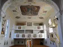 Obergessertshausen, St. Peter und Paul Kirche, Orgelempore (18.07.2012)