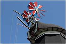 Die Moorseer Mhle verfgt ber eine doppelte Windrose. 15.08.2012