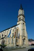 Naila, die evangelische Pfarrkirche, Mai 2012