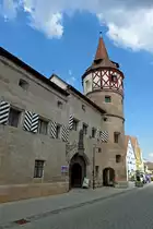 Roth, das Markgrafenschlo� Ratibor, erbaut 1535-38, Mai 2012